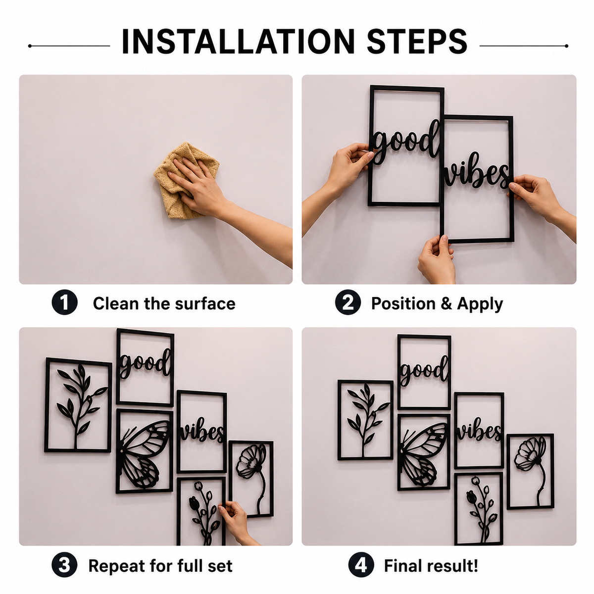 Wooden wall decor