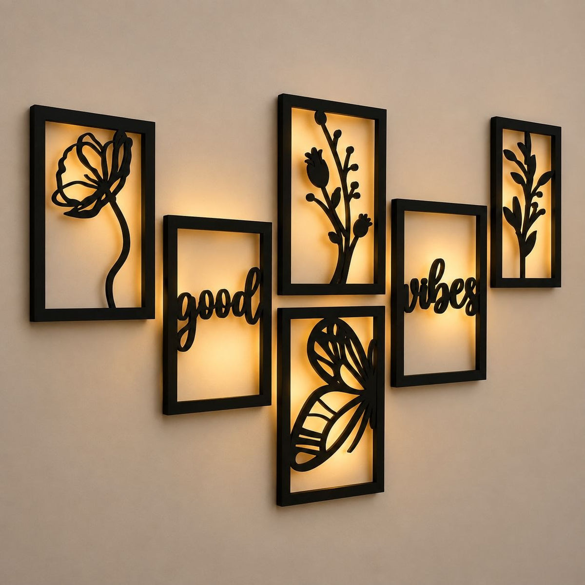Wooden wall decor