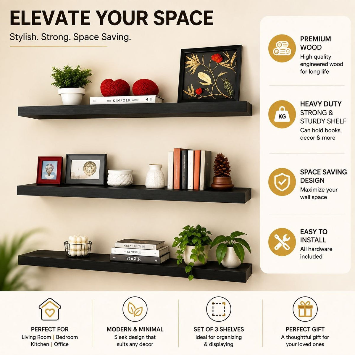 Floating Wall Shelf
