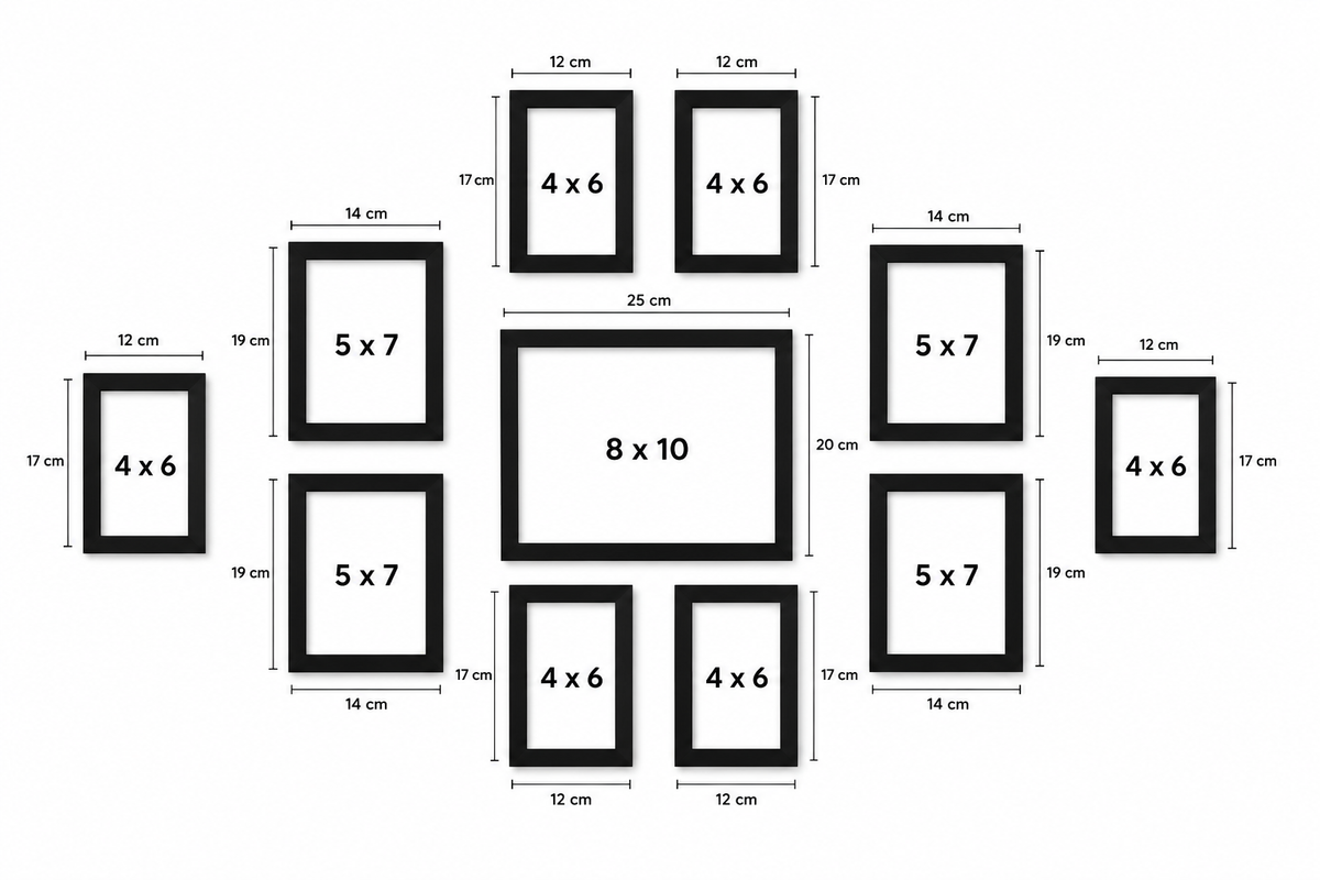 Photo Frames (Pack of 11)